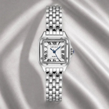 Carrée Strass Luxury Paris, argenté, soie