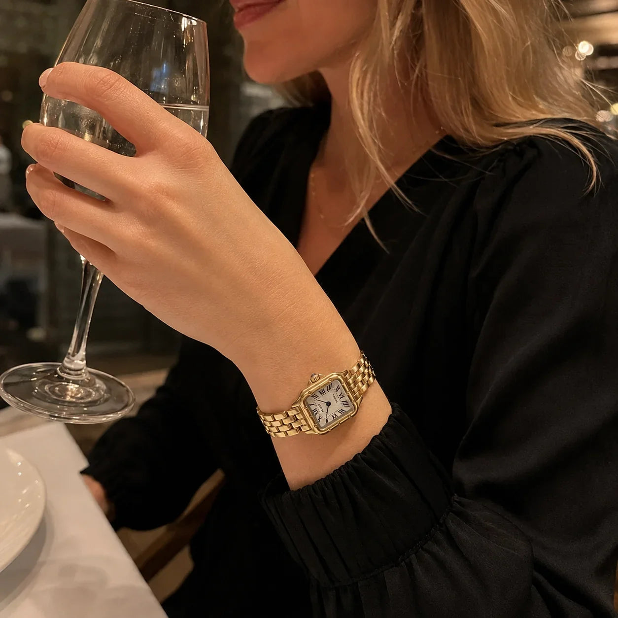 Carrée Strass Luxury Paris, doré