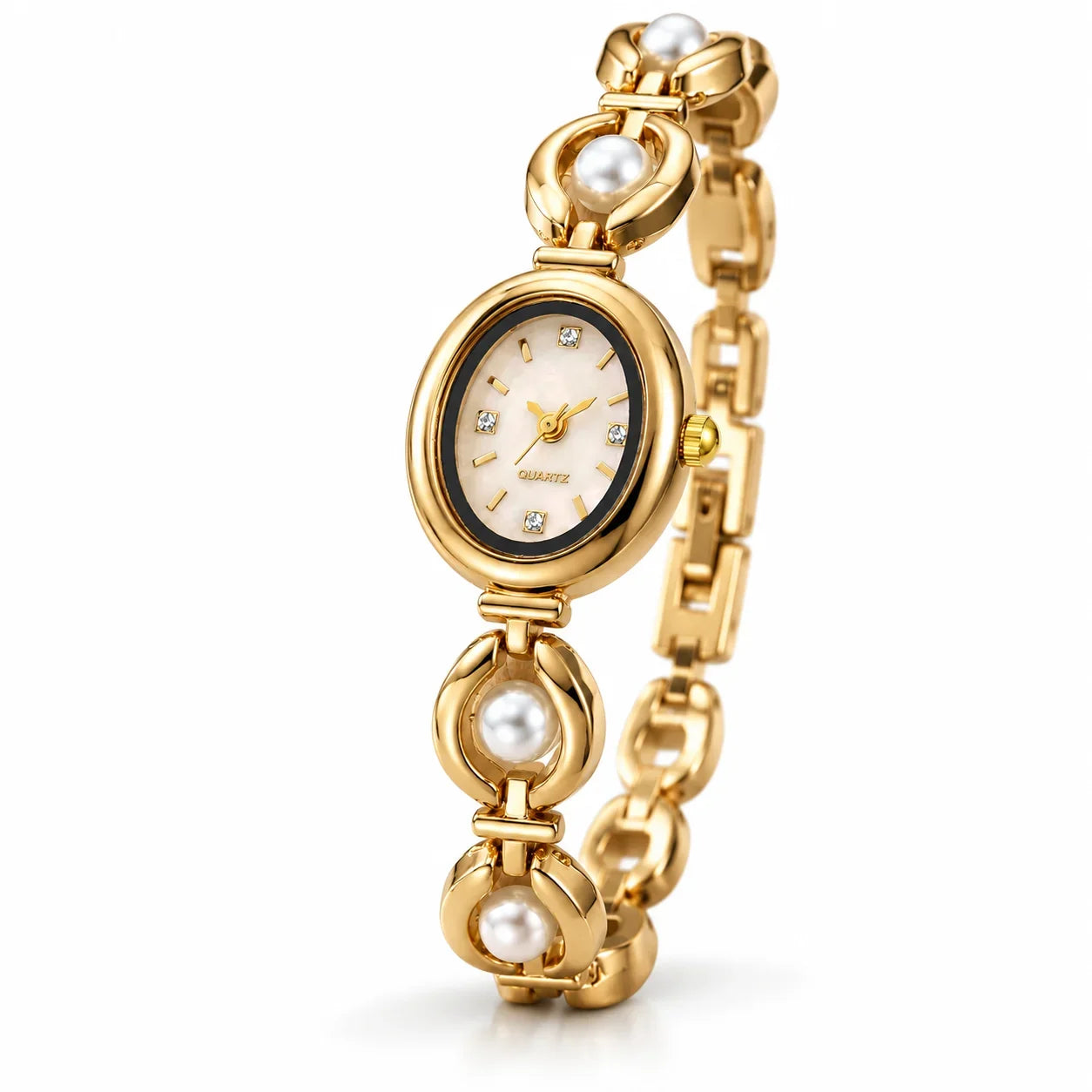 Montre Perle Élégance Luxury Paris, design sobre et intemporel