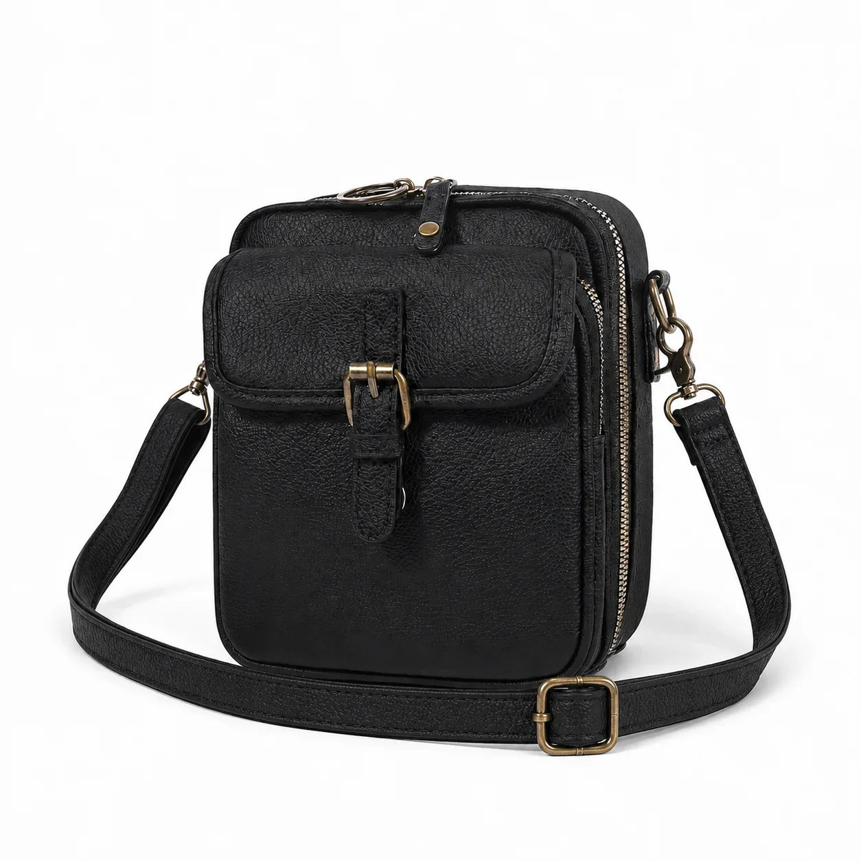 Sac Messager Cuir Luxury Paris, bandoulière ajustable
