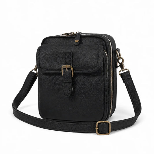 Sac Messager Cuir Luxury Paris, bandoulière ajustable