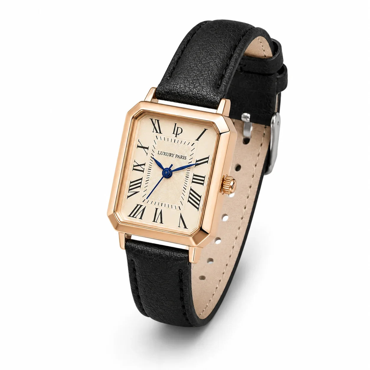 Montre Carrée Vintage Luxury Paris, style rétro chic