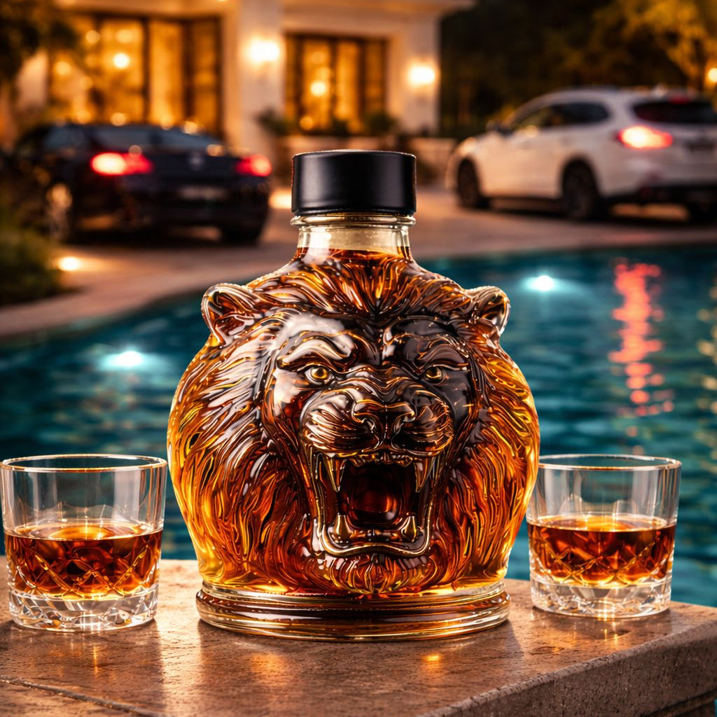 Bouteille de whisky - Édition spéciale Lion