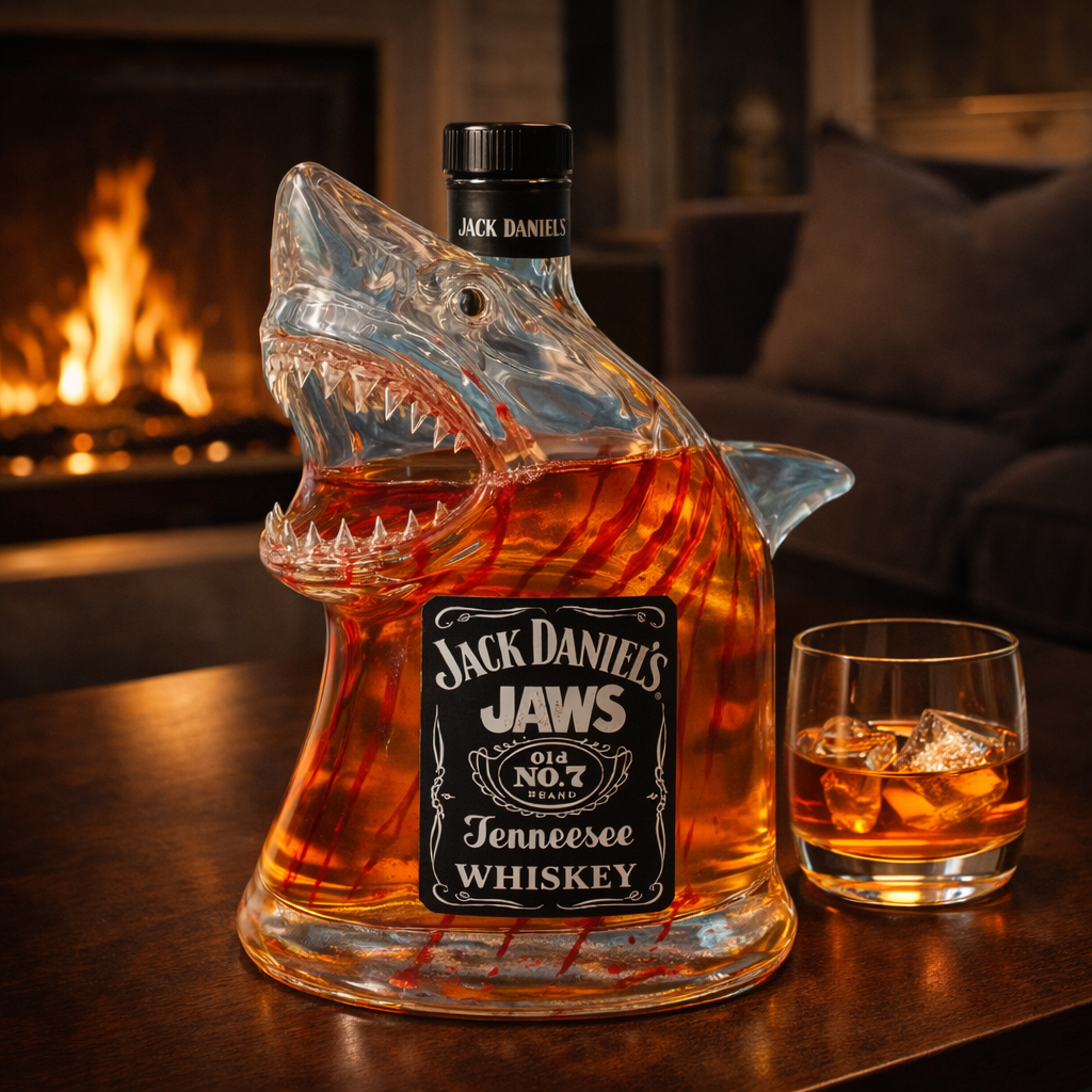 Bouteille de whisky - Édition spéciale Requin
