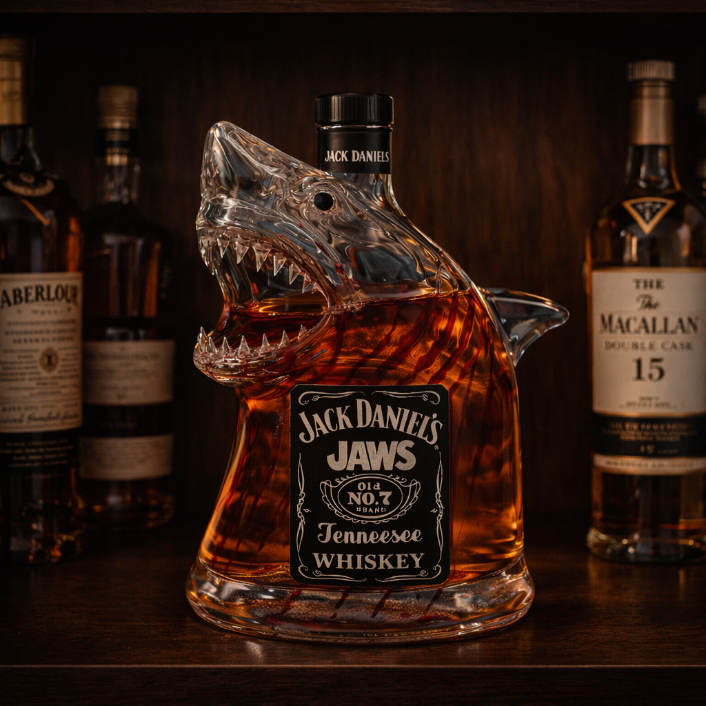 Bouteille de whisky - Édition spéciale Requin