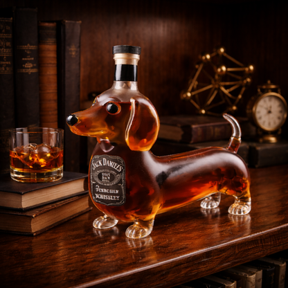 Bouteille de whisky Jack Daniel's - Édition teckel