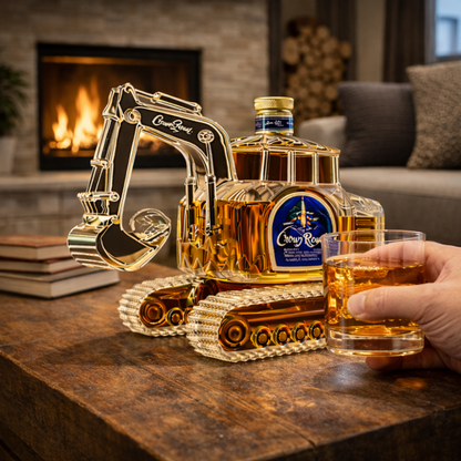 Bouteille de whisky - Version excavatrice