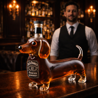 Bouteille de whisky Jack Daniel's - Édition teckel