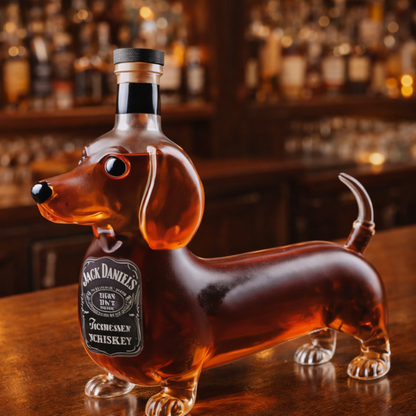 Bouteille de whisky Jack Daniel's - Édition teckel