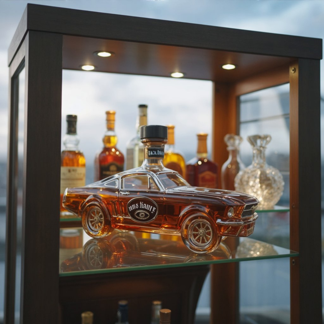 Bouteille de whisky - Édition Mustang