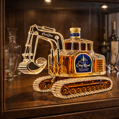 Bouteille de whisky - Version excavatrice