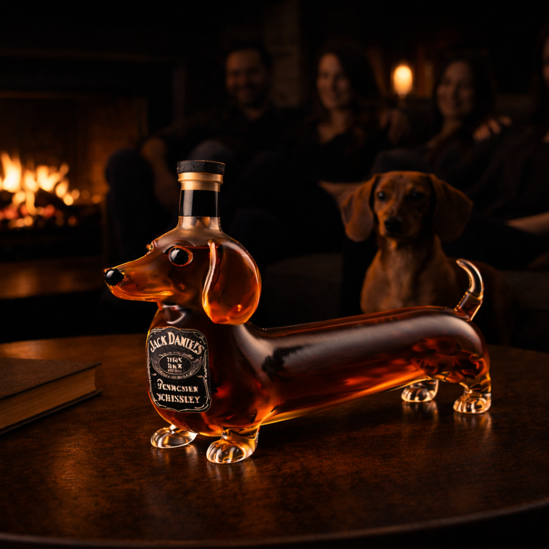 Bouteille de whisky Jack Daniel's - Édition teckel