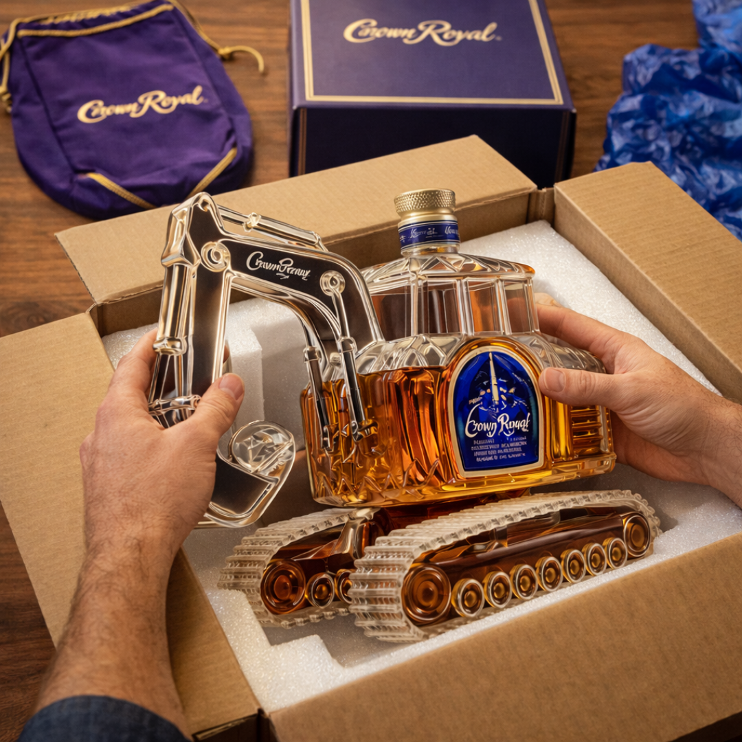 Bouteille de whisky - Version excavatrice