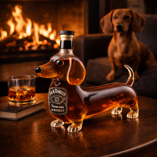 Bouteille de whisky Jack Daniel's - Édition teckel