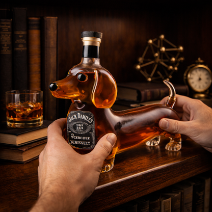 Bouteille de whisky Jack Daniel's - Édition teckel