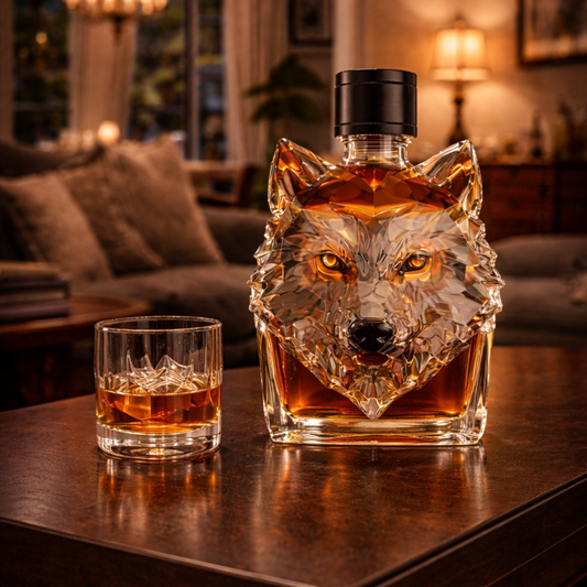 Carafe à whisky - Édition Loup