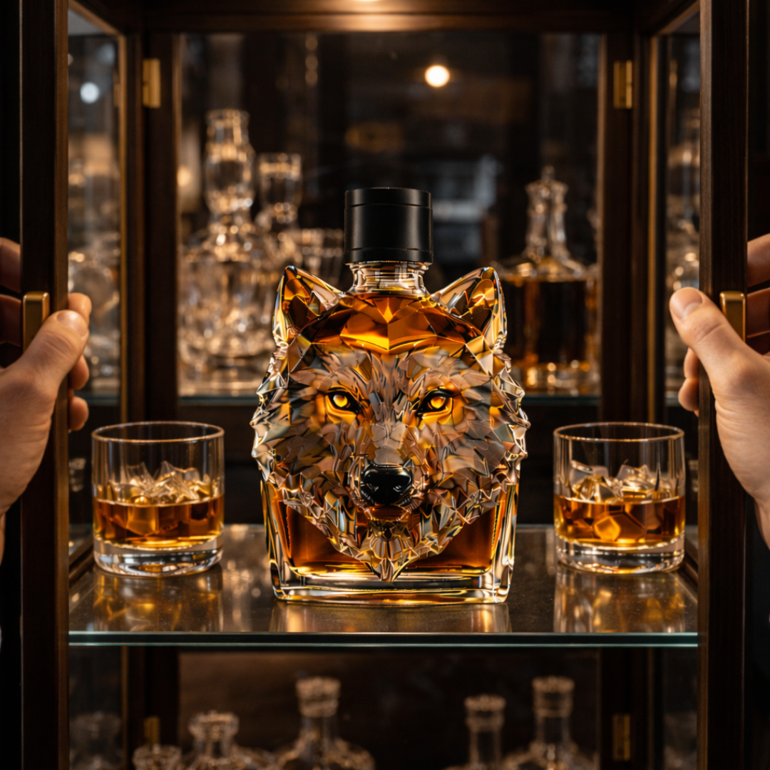 Carafe à whisky - Édition Loup