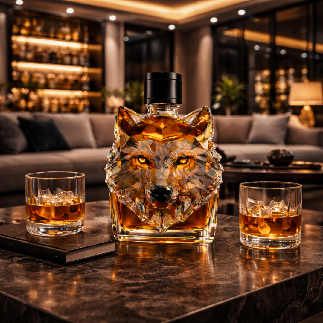 Carafe à whisky - Édition Loup