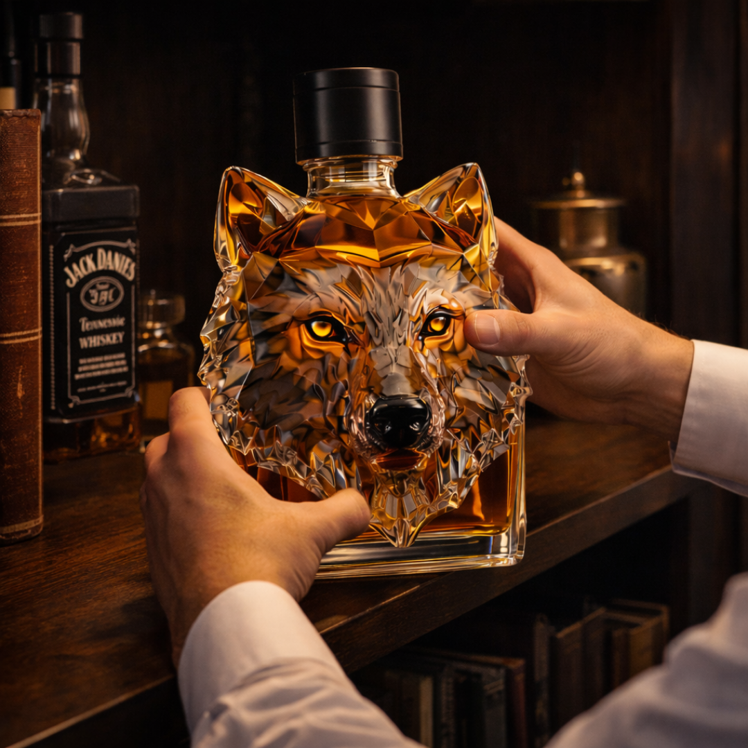 Carafe à whisky - Édition Loup