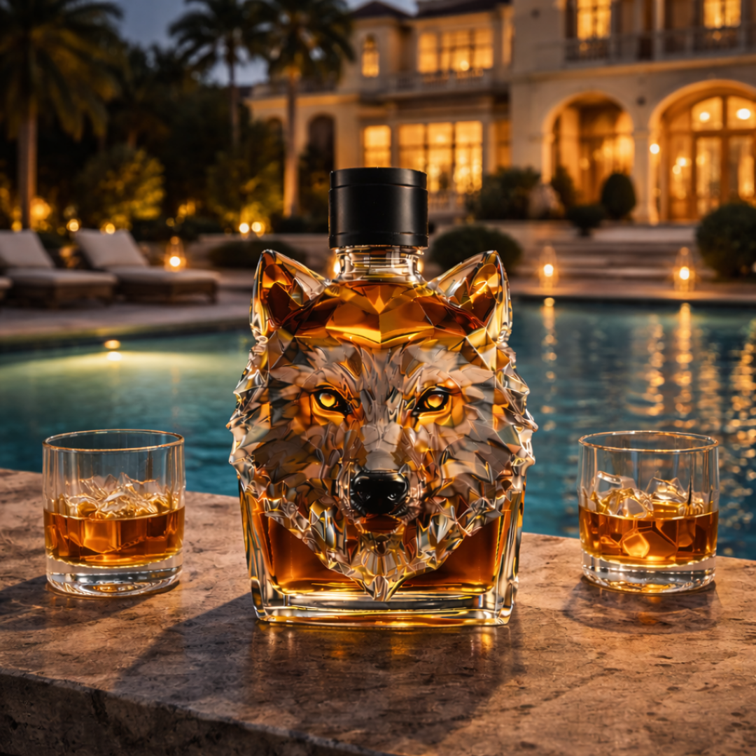 Carafe à whisky - Édition Loup