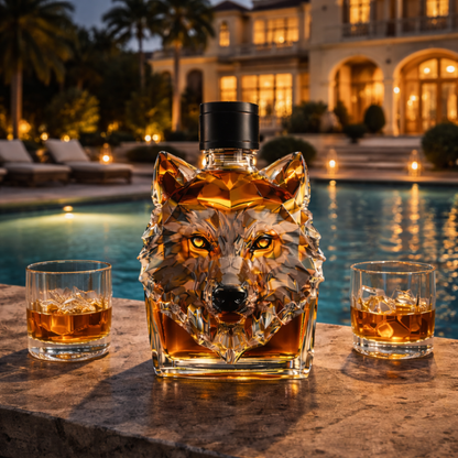 Carafe à whisky - Édition Loup