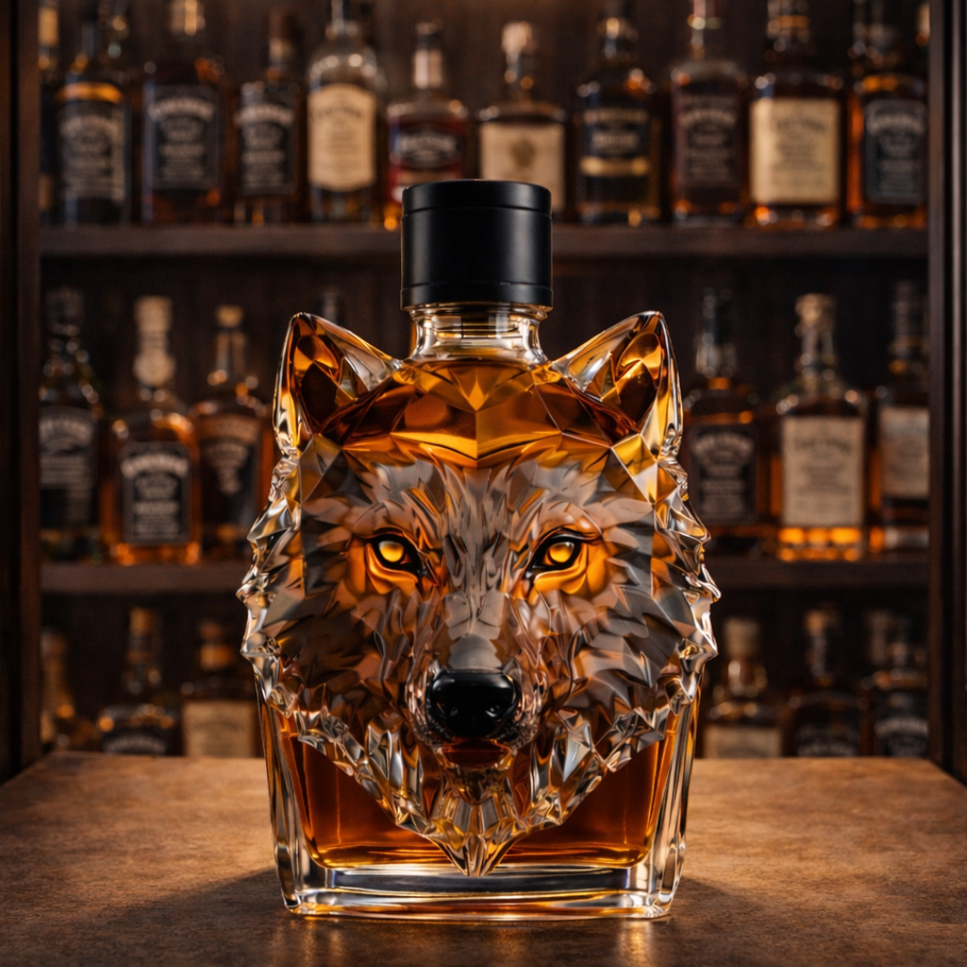 Carafe à whisky - Édition Loup