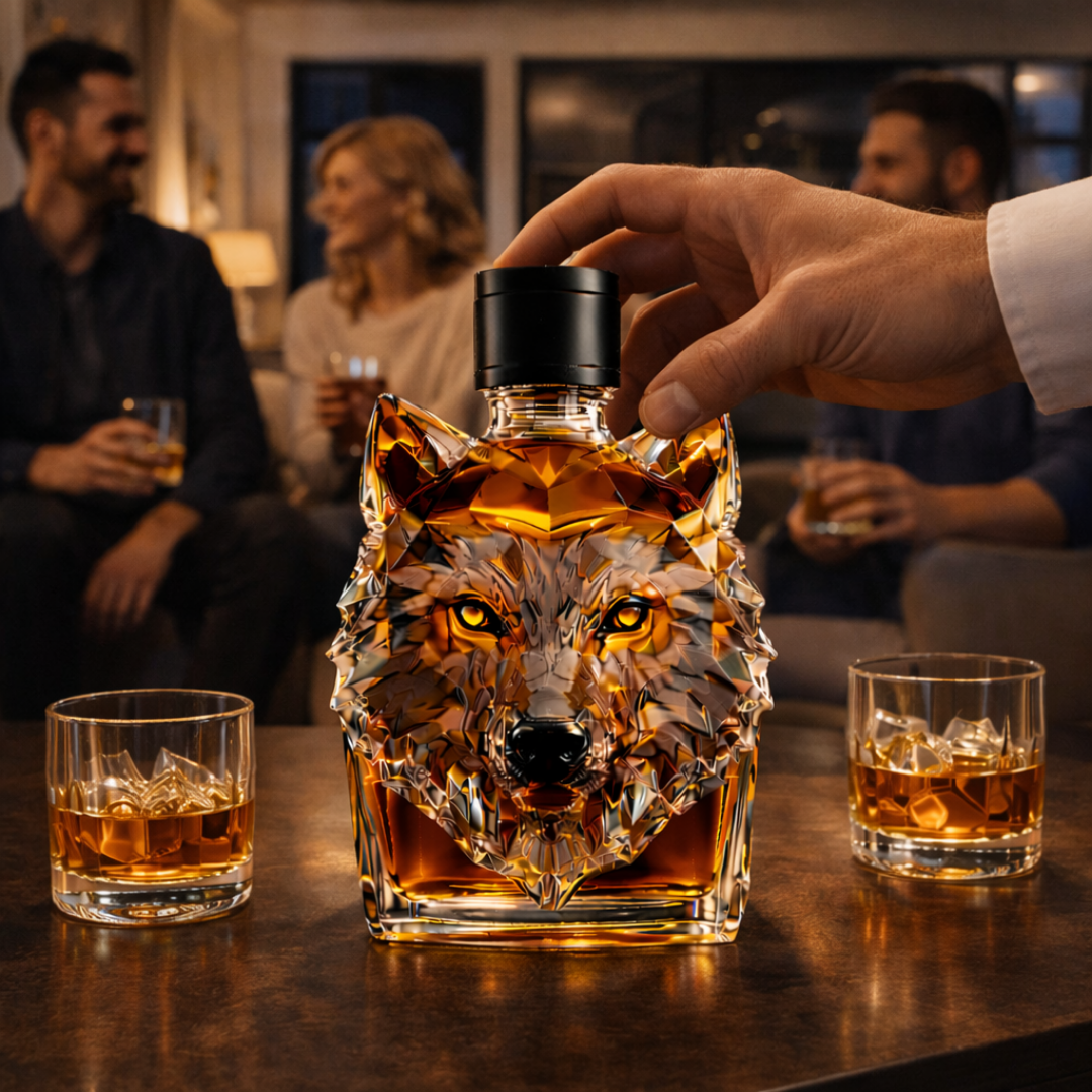 Carafe à whisky - Édition Loup