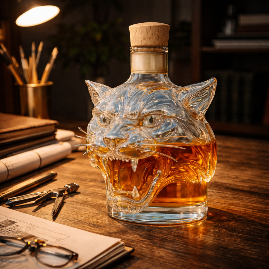 Carafe à whisky - Édition Tigre